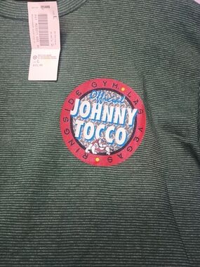 Vintage Single Stitch Johnny Tocco Graphic Short Sleeve Tee - Green - Sears